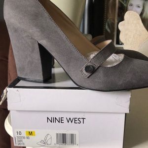 Nine West suede heels